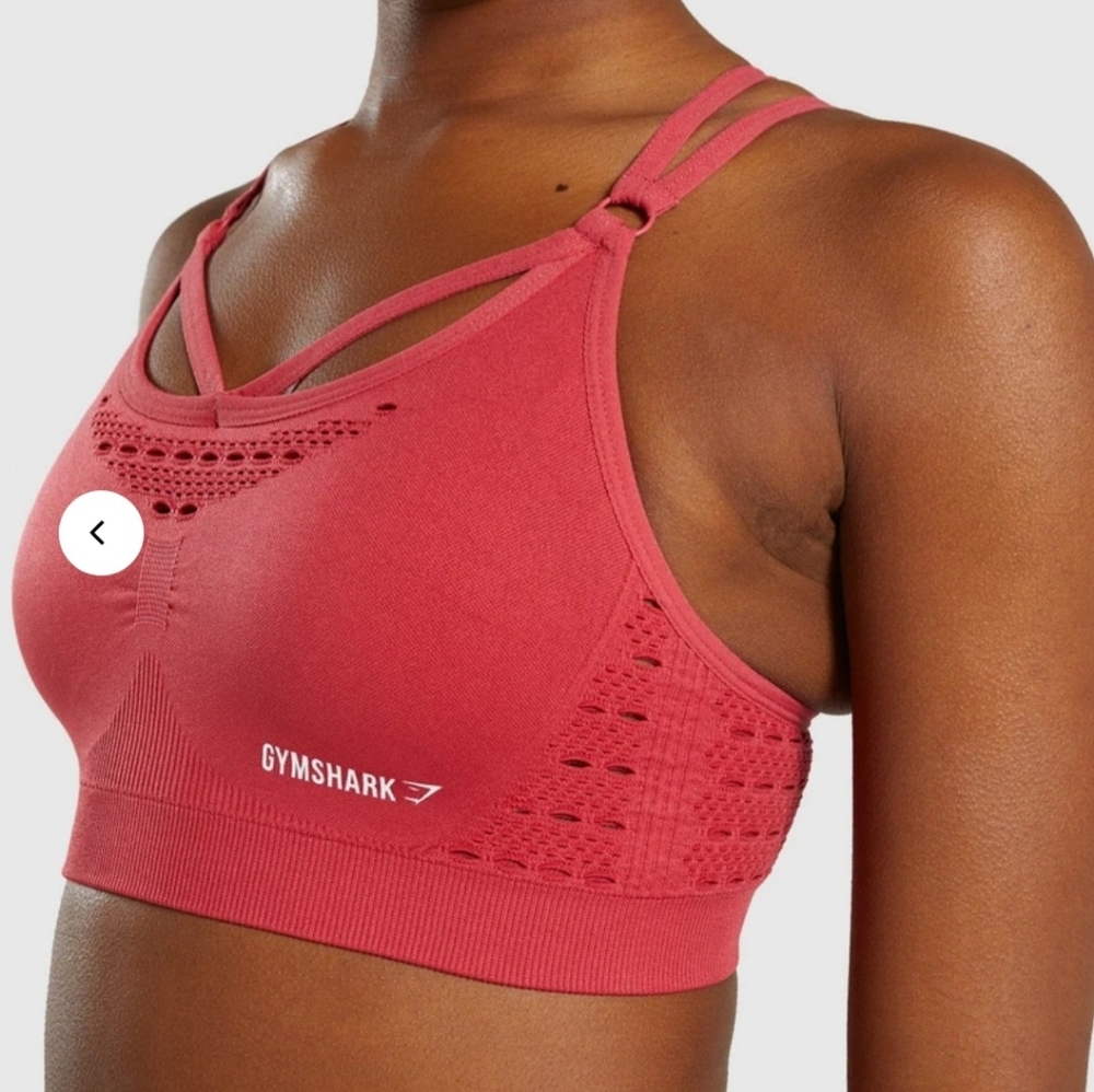 Gymshark Energy+ Seamless Sports Bra Size XS Red